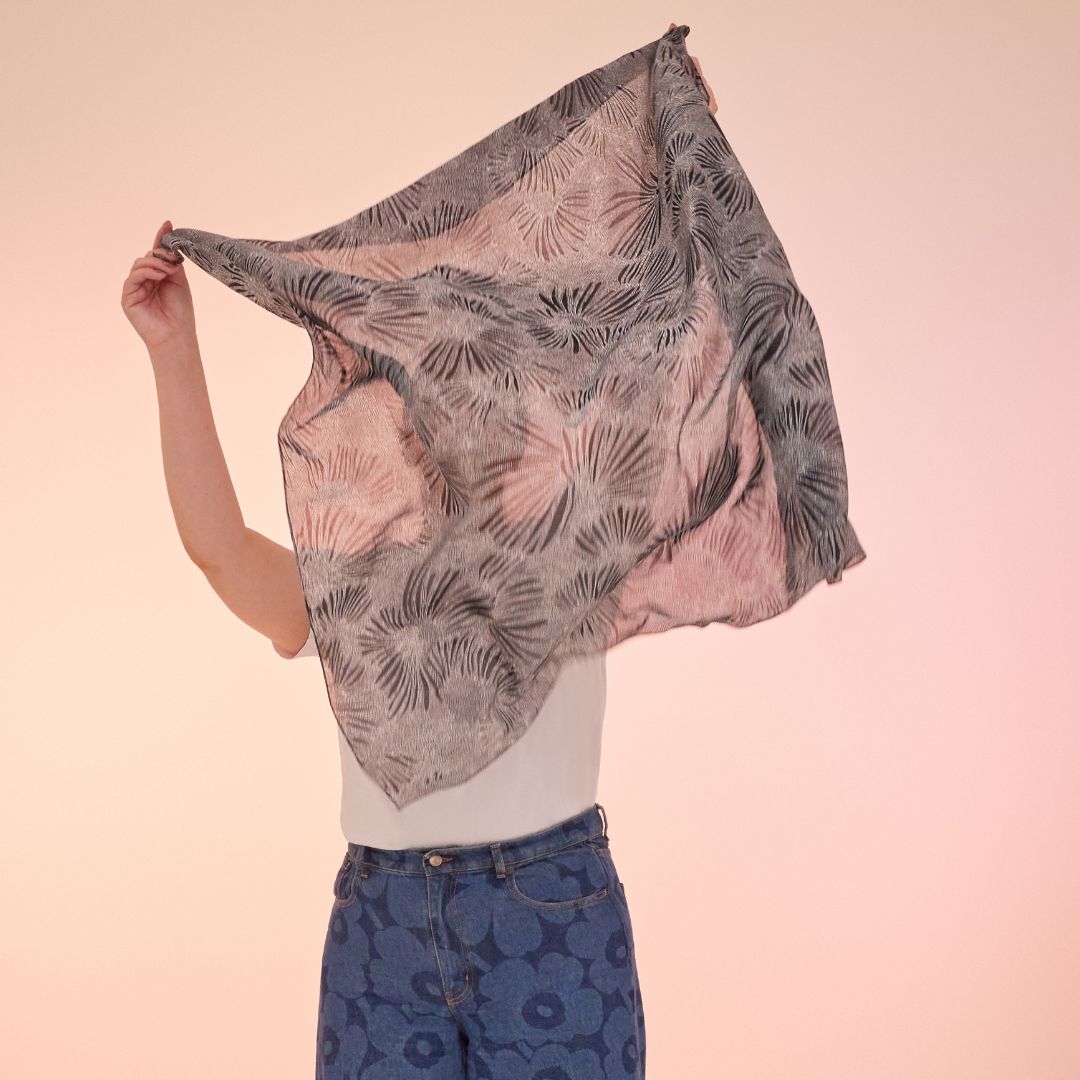 Guwulgung Dara SQUARE scarf by Konstantina