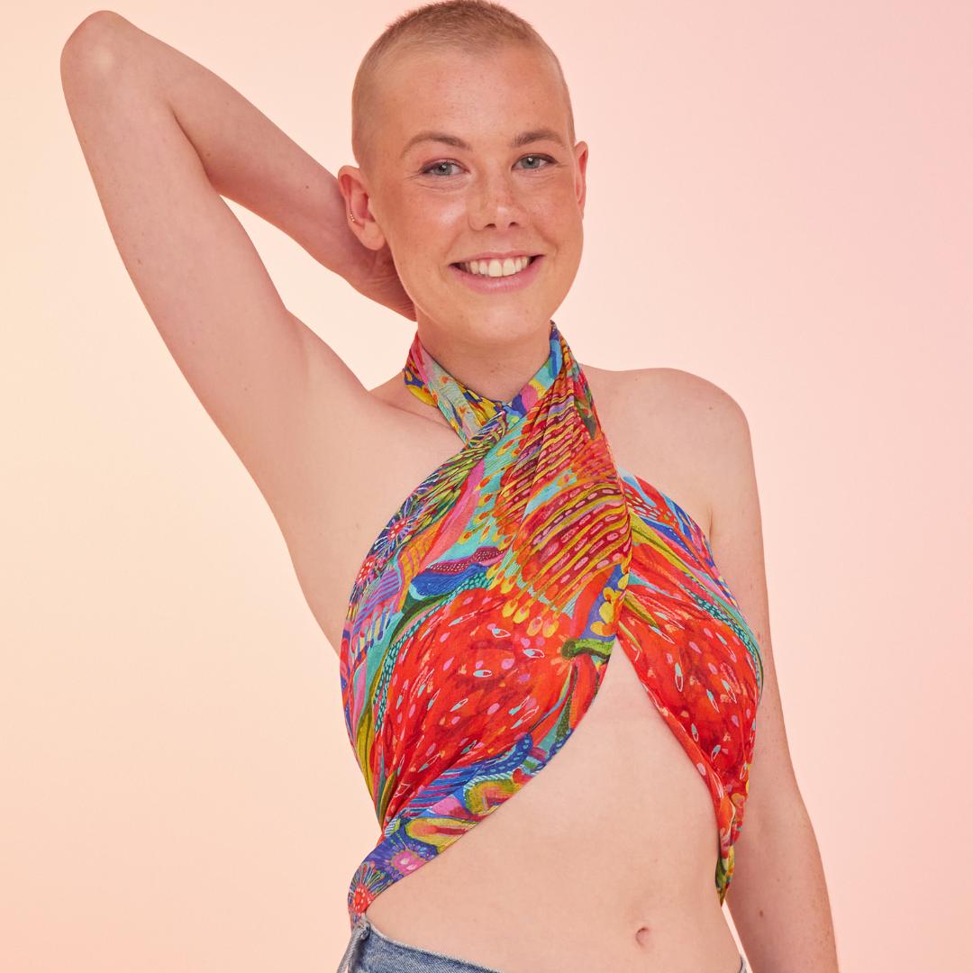 Love SQUARE scarf by Lordy Dordie