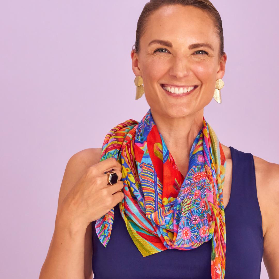 Love SQUARE scarf by Lordy Dordie