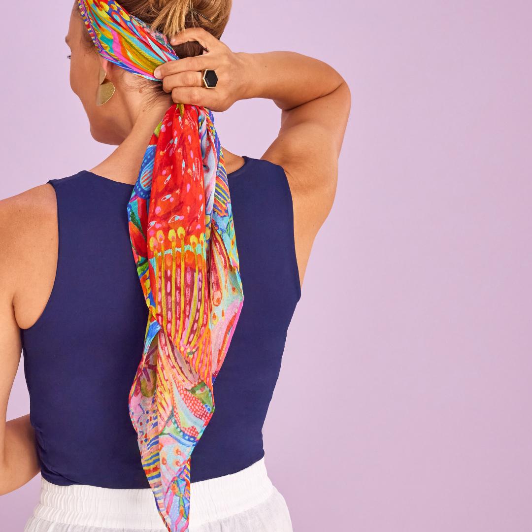 Love SQUARE scarf by Lordy Dordie