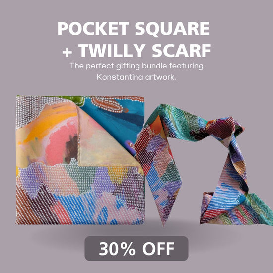 Konstantina Twilly and Pocket Square Bundle