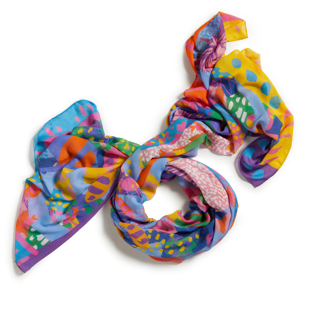 Load image into Gallery viewer, Coral Craze Scarf by Eve Bracewell
