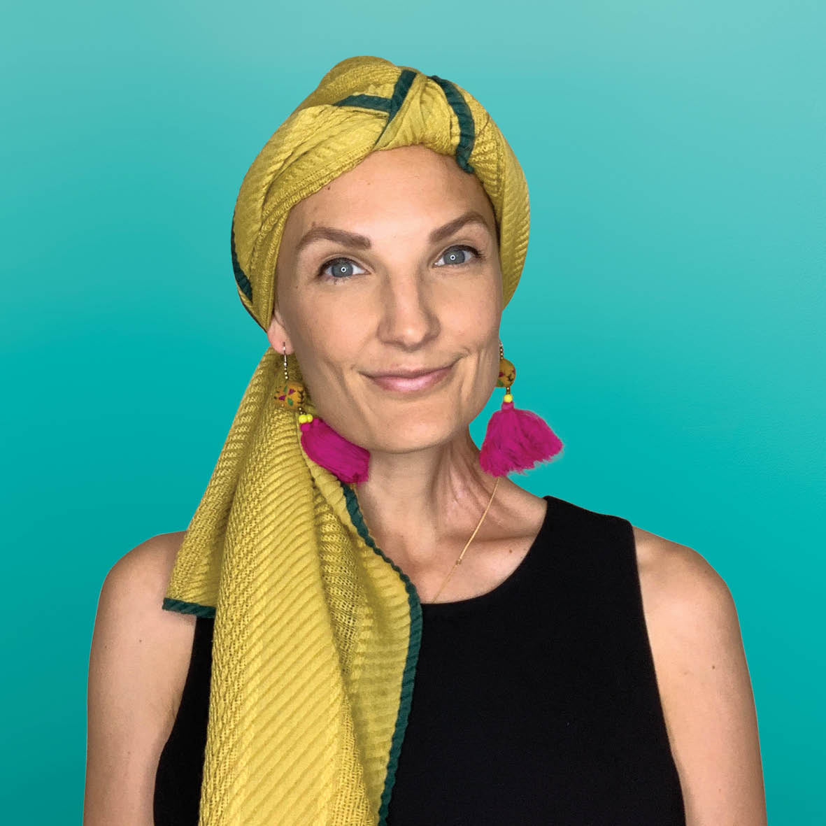 Load image into Gallery viewer, Keen as Mustard | Bravery Co. | Headscarves for Cancer Patients
